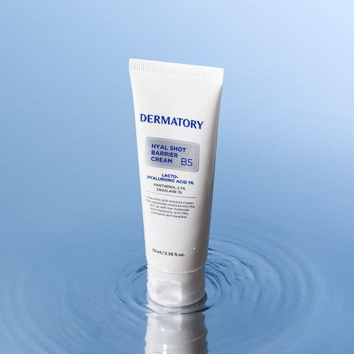 DERMATORY Hyal Shot Barrier Cream B5 70ml | Intense Hydration & 100-Hour Moisture Lock